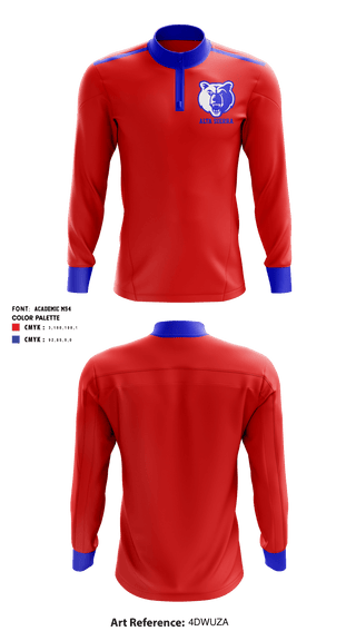 Quarter Zip Jacket, Alta Sierra Intermediate School Volleyball, Women's Volleyball, Teamtime, Team time, sublimation, custom sports apparel, team uniforms, spirit wear, spiritwear, sports uniforms, custom shirts, team store, custom team store, fundraiser sports, apparel fundraiser