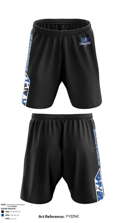 Oceanway Buccaneers 1510148 Athletic Shorts With Pockets - 1