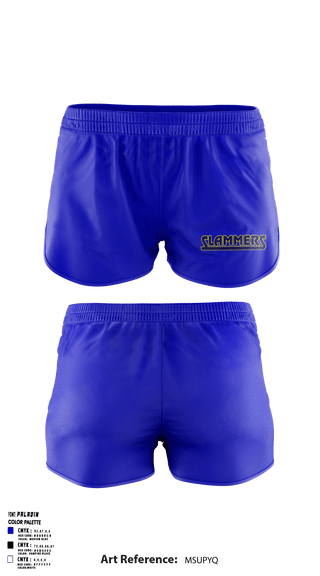 Women's Shorts, Slammers FP, Softball, Teamtime, Team time, sublimation, custom sports apparel, team uniforms, spirit wear, spiritwear, sports uniforms, custom shirts, team store, custom team store, fundraiser sports, apparel fundraiser