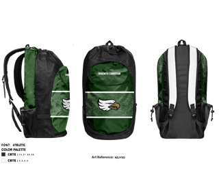 Gear Bag, Ouachita Christian School Cross Country, Cross Country, Teamtime, Team time, sublimation, custom sports apparel, team uniforms, spirit wear, spiritwear, sports uniforms, custom shirts, team store, custom team store, fundraiser sports, apparel fundraiser