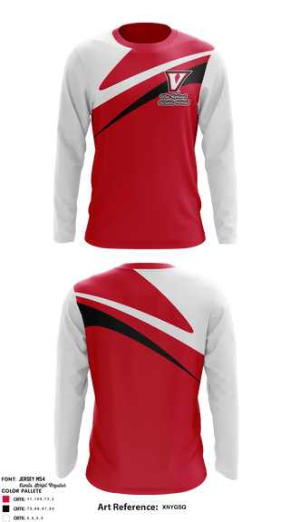 Long Sleeve Performance Shirt, Wise Highland Cavaliers, Football, Teamtime, Team time, sublimation, custom sports apparel, team uniforms, spirit wear, spiritwear, sports uniforms, custom shirts, team store, custom team store, fundraiser sports, apparel fundraiser