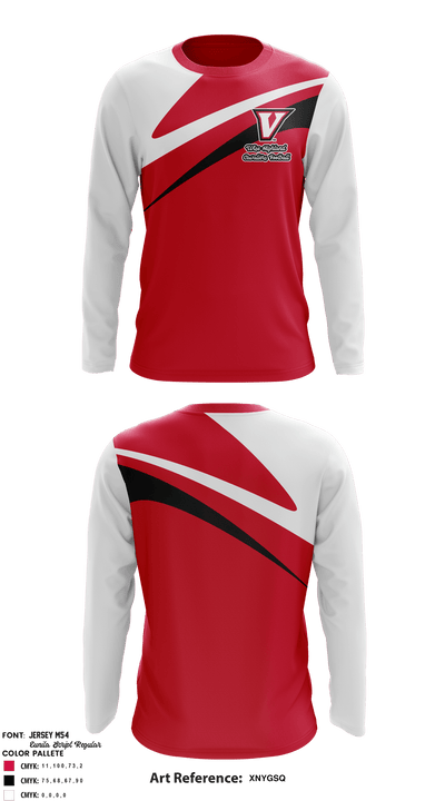 Wise Highland Cavaliers 8424209 Long Sleeve Performance Shirt - 1