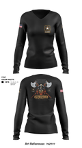 Corpus Christi Viking 49302040 Women's Long Sleeve V-neck Shirt - 1