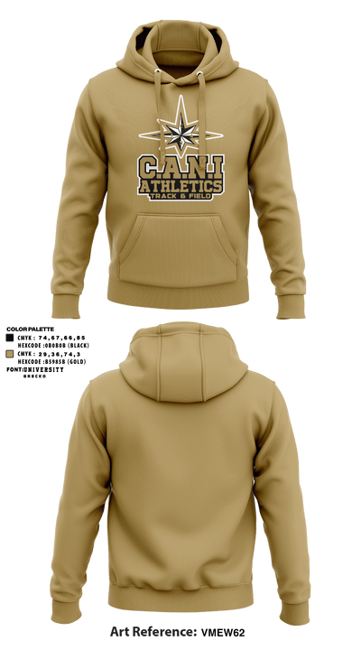 C.A.N.I Athletics Track & Field 1569769 Hoodie - 3