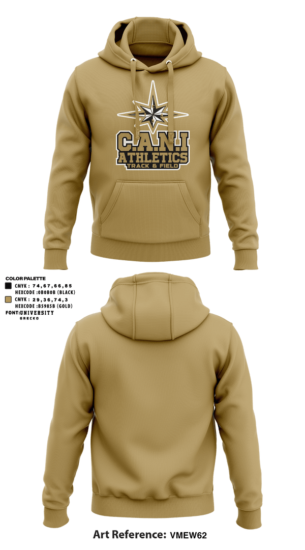 Hoodie, C.A.N.I Athletics Track & Field, Track & Field, Teamtime, Team time, sublimation, custom sports apparel, team uniforms, spirit wear, spiritwear, sports uniforms, custom shirts, team store, custom team store, fundraiser sports, apparel fundraiser