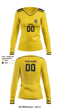 Ocoee High School Volleyball 86759359 Women's Long Sleeve V-neck Shirt - 2