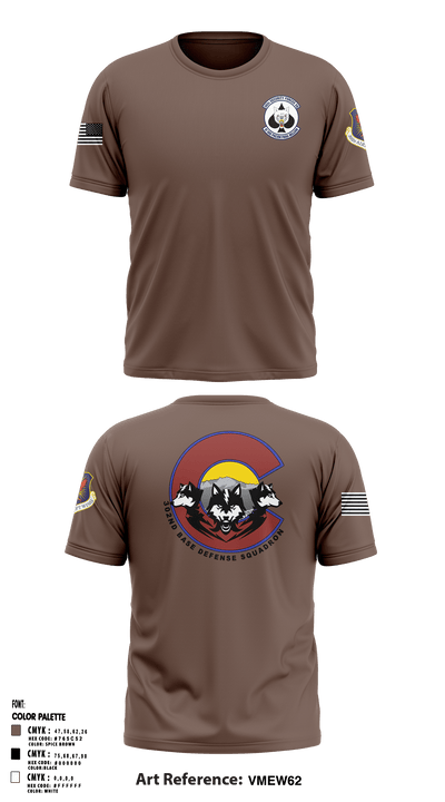 302nd Base Defense Squadron 76268864 Short Sleeve Performance Shirt - 2