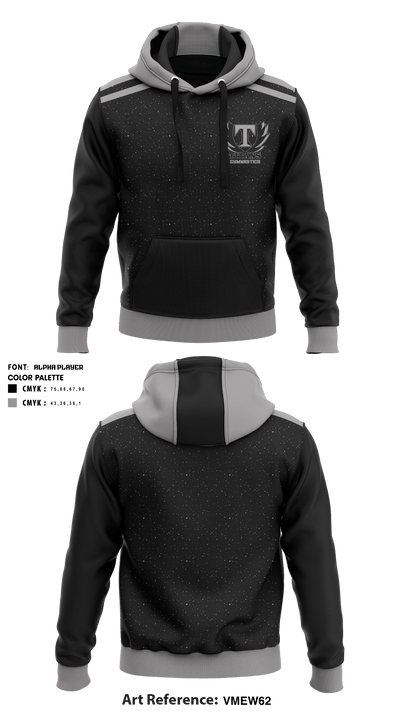 Dominion High School Gymnastics 4525189 Hoodie - 1