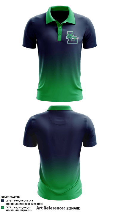 Leesville Road High School Tennis 89000735 Short Sleeve Performance Polo - 1