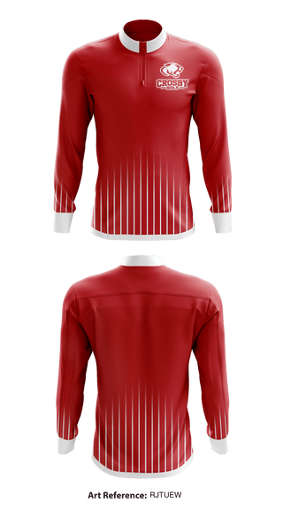 Quarter Zip Jacket, Crosby High School Golf, Golf, Teamtime, Team time, sublimation, custom sports apparel, team uniforms, spirit wear, spiritwear, sports uniforms, custom shirts, team store, custom team store, fundraiser sports, apparel fundraiser