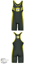 Placer High School Wrestling 12287090 Wrestling Singlet - 1