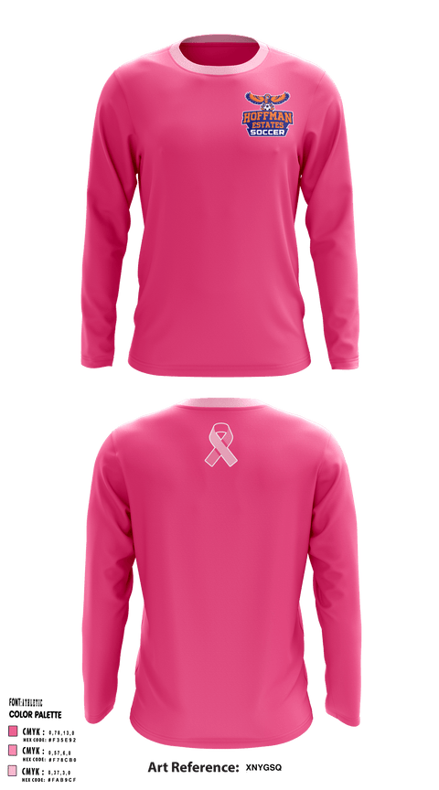 Long Sleeve Performance Shirt, Hoffman Estates Soccer, Men's Soccer, Teamtime, Team time, sublimation, custom sports apparel, team uniforms, spirit wear, spiritwear, sports uniforms, custom shirts, team store, custom team store, fundraiser sports, apparel fundraiser