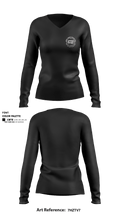 ZERO THREAT PROTECTION 26651820 Women's Long Sleeve V-neck Shirt - 1