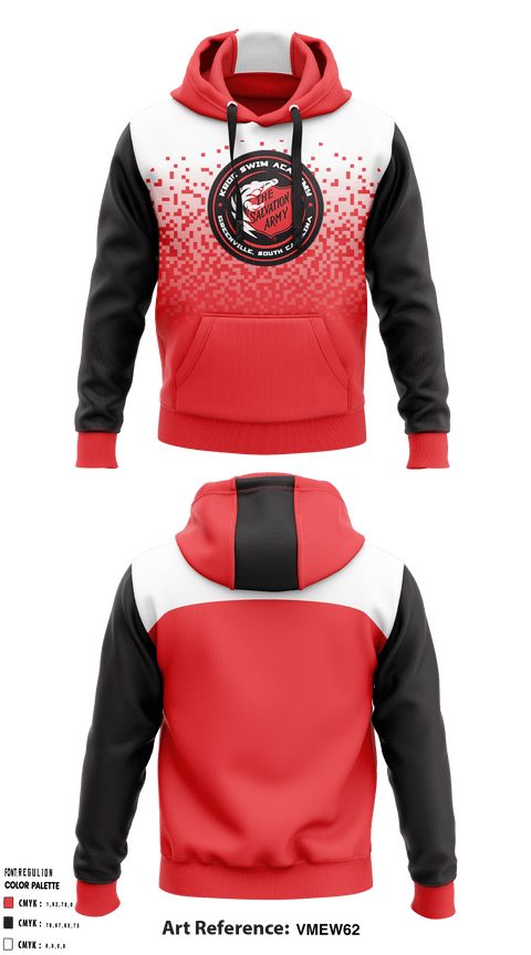 Hoodie, Kroc Swim Academy, School Spirit Store, Teamtime, Team time, sublimation, custom sports apparel, team uniforms, spirit wear, spiritwear, sports uniforms, custom shirts, team store, custom team store, fundraiser sports, apparel fundraiser
