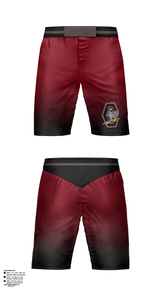 Fight Shorts, Chancellor Chargers, Wrestling, Teamtime, Team time, sublimation, custom sports apparel, team uniforms, spirit wear, spiritwear, sports uniforms, custom shirts, team store, custom team store, fundraiser sports, apparel fundraiser
