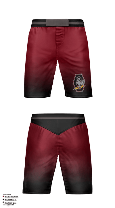 Chancellor Chargers 8081772 Fight Shorts - 2