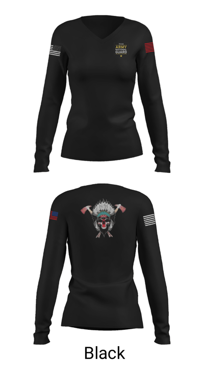 Apache 10748553 Women's Long Sleeve V-neck Shirt - 17