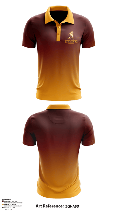 Cinco Ranch Junior High School Tennis 60457002 Short Sleeve Performance Polo - 1