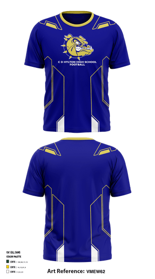 Short Sleeve Performance Shirt, C D Hylton High School Football, Football, Teamtime, Team time, sublimation, custom sports apparel, team uniforms, spirit wear, spiritwear, sports uniforms, custom shirts, team store, custom team store, fundraiser sports, apparel fundraiser