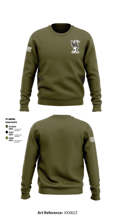 E CO. 1-106th 50945998 Crew Neck Sweatshirt - 1