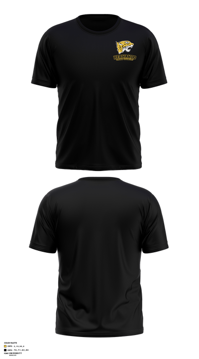 Hernando High School Cross Country 34767587 Short Sleeve Performance Shirt - 2