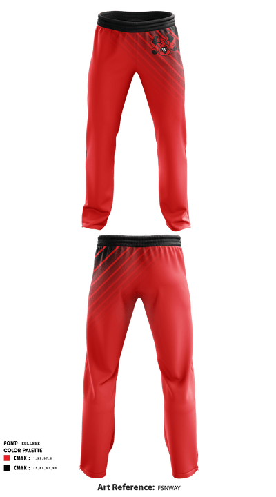 Westside High School Cheer 52034486 Sweatpants - 1