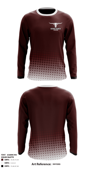 Long Sleeve Performance Shirt, George Ranch High School Swimming, School Spirit Store, Teamtime, Team time, sublimation, custom sports apparel, team uniforms, spirit wear, spiritwear, sports uniforms, custom shirts, team store, custom team store, fundraiser sports, apparel fundraiser