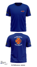 Clarks Chapel Fire & Rescue 66405091 Short Sleeve Performance Shirt - 1