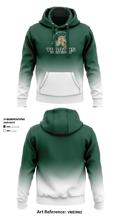 Aurora Central High School Football 76625256 Hoodie - 1