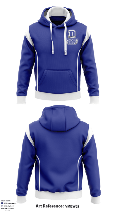 Dolgeville Central High School Basketball 27046931 Hoodie - 2
