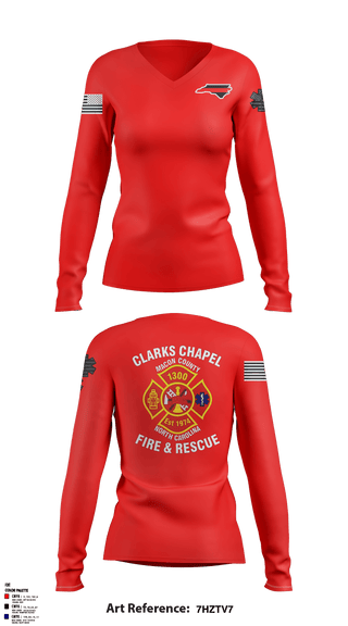 Women's Long Sleeve Vneck Shirt, 56 MDSS - MEDLOG, , Teamtime, Team time, sublimation, custom sports apparel, team uniforms, spirit wear, spiritwear, sports uniforms, custom shirts, team store, custom team store, fundraiser sports, apparel fundraiser