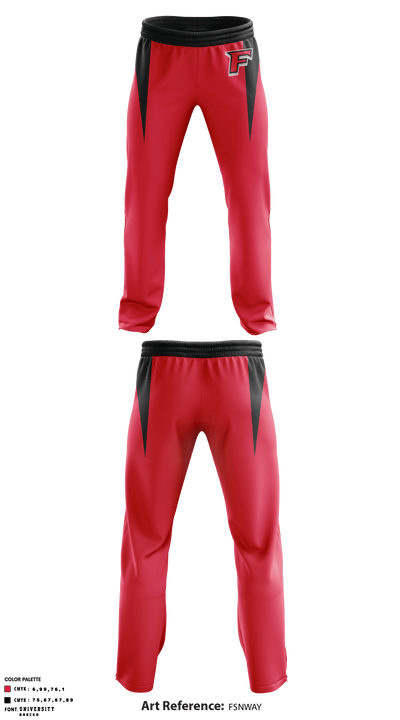 Fairfield University Volleyball 10827047 Sweatpants - 1