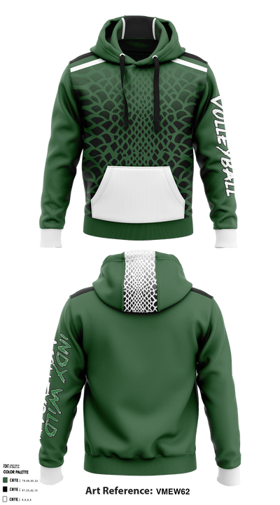 Indy Wild Volleyball 47140100 Hoodie - 1