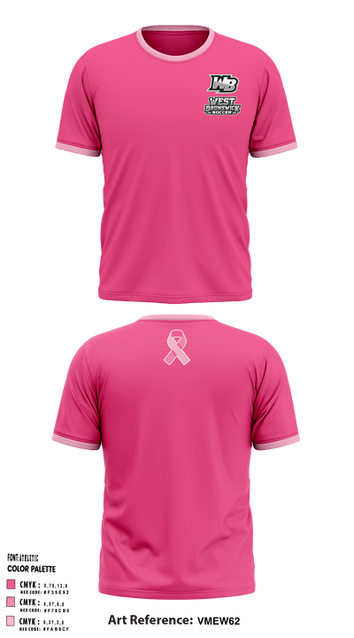 West Brunswick Soccer 55010049 Short Sleeve Performance Shirt - 2