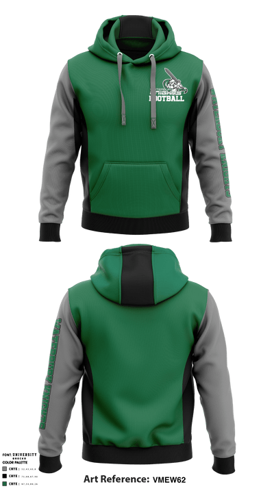 Waterbury Knights Football & Cheer 25806965 Hoodie - 4