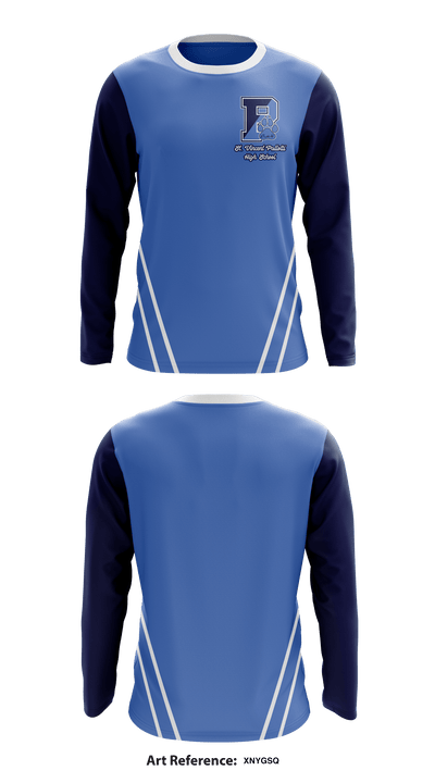 St. Vincent Pallotti High School 55581912 Long Sleeve Performance Shirt - 1