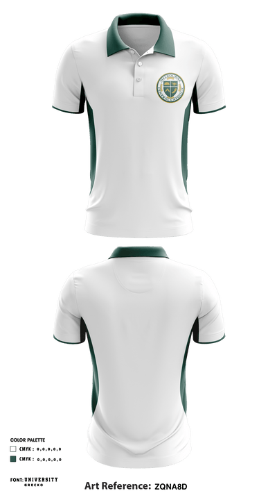 MCC Golf 63076605 Short Sleeve Performance Polo - 1