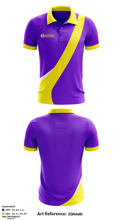 Santiago High School 35059763 Short Sleeve Performance Polo - 1