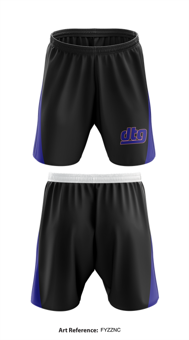 Athletic Shorts With Pockets, Downtown Giants Youth Football, Football, Teamtime, Team time, sublimation, custom sports apparel, team uniforms, spirit wear, spiritwear, sports uniforms, custom shirts, team store, custom team store, fundraiser sports, apparel fundraiser