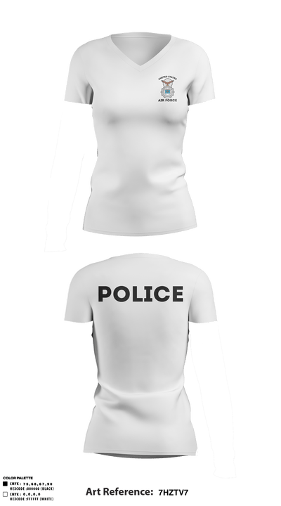 Sfs 72631557 Women's Short Sleeve V-neck Shirt - 14