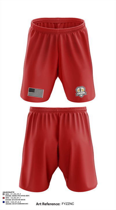 Spencer Roane Volunteer Fire Department 93985105 Athletic Shorts With Pockets - 2