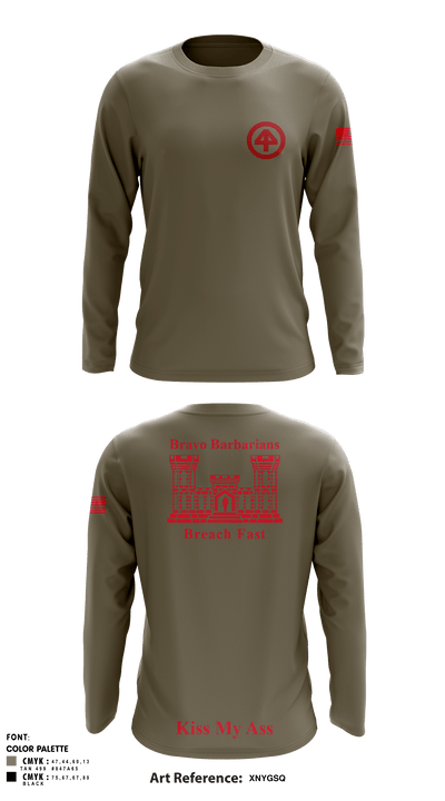 B 104th 82799853 Long Sleeve Performance Shirt - 9