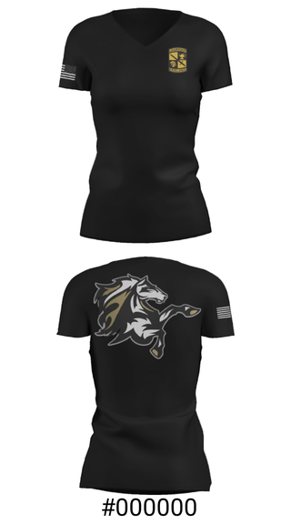 Women's Short Sleeve Vneck Shirt, , Army, Teamtime, Team time, sublimation, custom sports apparel, team uniforms, spirit wear, spiritwear, sports uniforms, custom shirts, team store, custom team store, fundraiser sports, apparel fundraiser