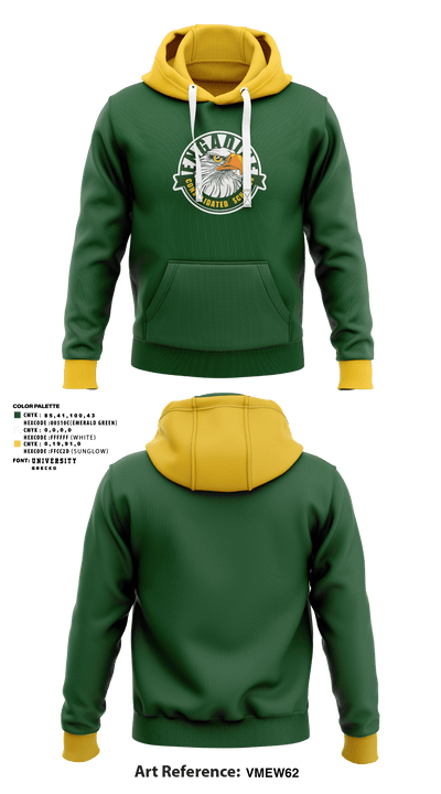 Engadine High School Basketball 55412543 Hoodie - 1