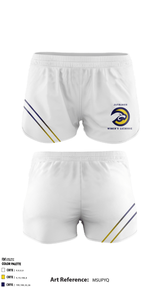 Women's Shorts, Jayhawks lacrosse, Women's Lacrosse, Teamtime, Team time, sublimation, custom sports apparel, team uniforms, spirit wear, spiritwear, sports uniforms, custom shirts, team store, custom team store, fundraiser sports, apparel fundraiser