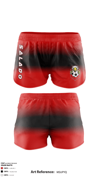 Women's Shorts, Salado High School Soccer, Women's Soccer, Teamtime, Team time, sublimation, custom sports apparel, team uniforms, spirit wear, spiritwear, sports uniforms, custom shirts, team store, custom team store, fundraiser sports, apparel fundraiser