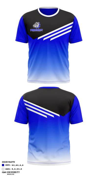 DeSoto County High School Cross Country 14641435 Short Sleeve Performance Shirt - 1