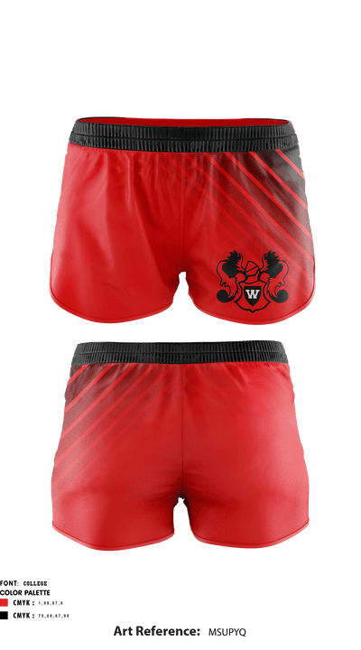 Westside High School Cheer 52034486 Women's Shorts - 1