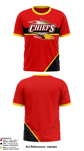 Short Sleeve Performance Shirt, Killeen-Cove Chiefs, Cheer, Teamtime, Team time, sublimation, custom sports apparel, team uniforms, spirit wear, spiritwear, sports uniforms, custom shirts, team store, custom team store, fundraiser sports, apparel fundraiser