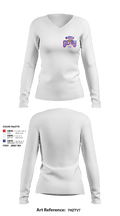 Texas Glory Fastpitch 19340347 Women's Long Sleeve V-neck Shirt - 4